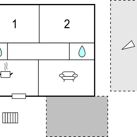 Two-bedroom In アパート スペタル